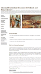 Mobile Screenshot of classicalcurriculum.com